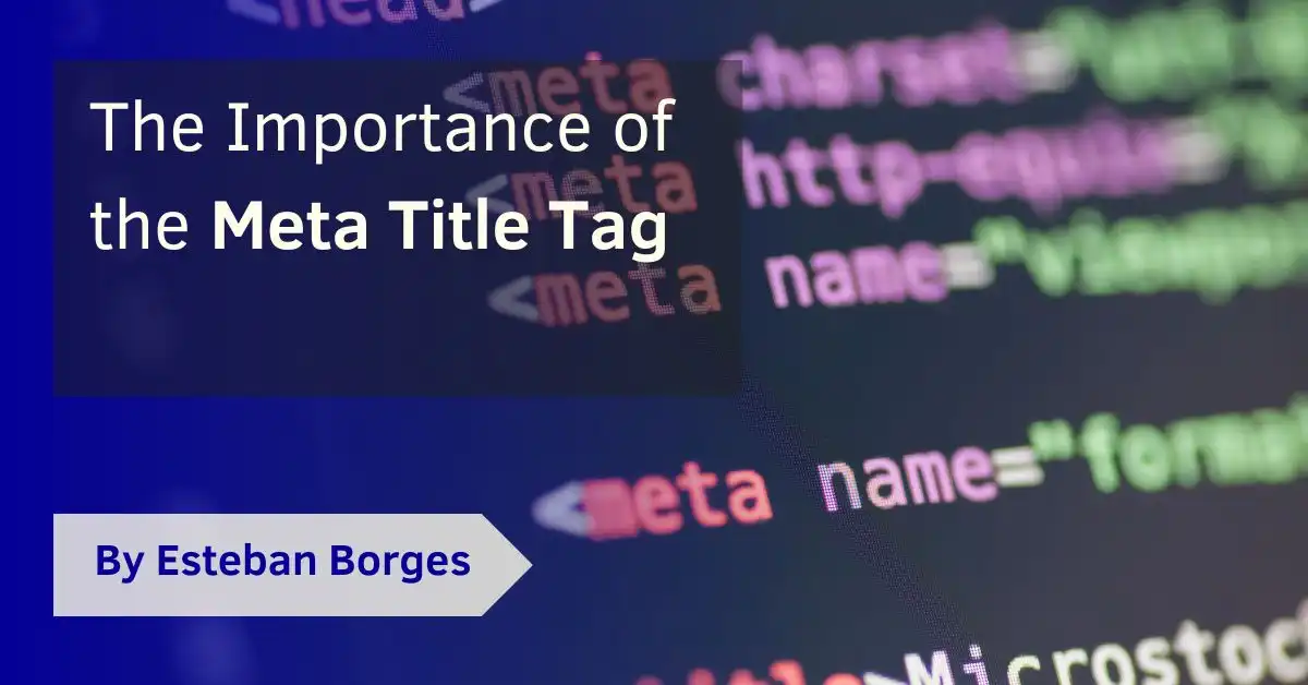 The Importance of the Meta Title Tag